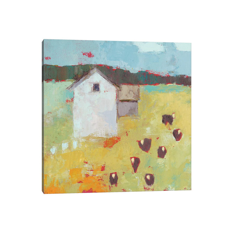 Potosi Barn by Sue Jachimiec - Wrapped Canvas Painting, 45.72 cm H x 45.72 cm W