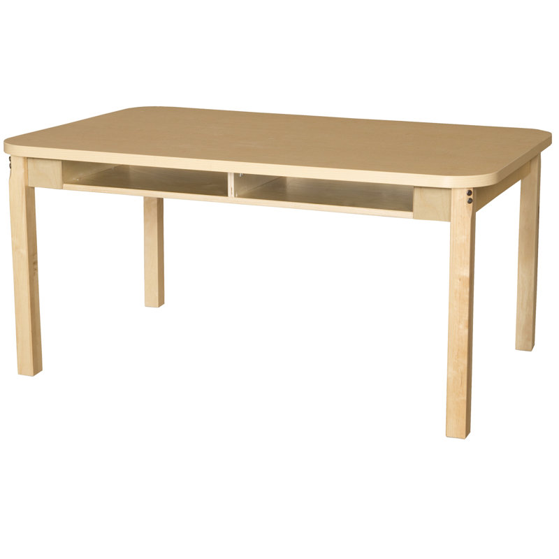 Bureau en bois multi-étudiants, H 25 po x l 48 po x P 36 po