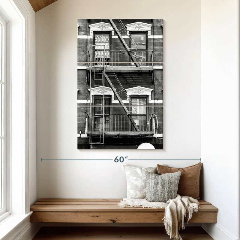 Lilie New York Facade I, 50" H x 32" W
