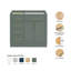 Base de meuble-lavabo simple 36 po Osoria-121091402
