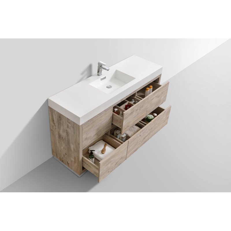 Ensemble de meuble-lavabo simple 59 po Darcey-Mai