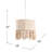 Ilona 1 - Light Off-White Unique/Statement Pendant