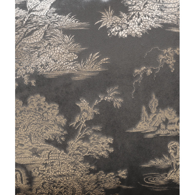 Housse de coussin en velours, Argent argent