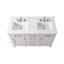 Ensemble de meuble-lavabo double l 54 po Ajhane-802357899