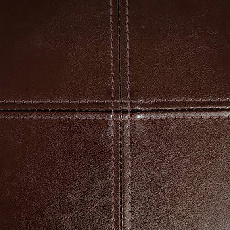 Tujie Upholstered Leather Solid Wood Dining Chair 