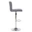 Cahya Fabric Swivel Adjustable Height Bar Stools