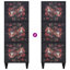 Solid Wood Rectangle Accent Cabinet