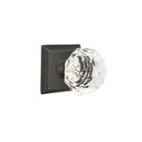 Passage Diamond Crystal Knob with Quincy Rose