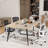 89.7'' Boat Shaped Conference Table