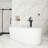 67'' X 31'' Acrylic Freestanding Soaking Bathtub In Glossy White