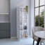 Armoire de cuisine avec cinq tablettes intérieures et extérieures-713817246