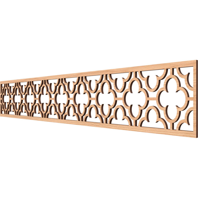 Moulure de Chicago, Noyer blanc, H 8 po x l 46,625 po x P 0,375 po