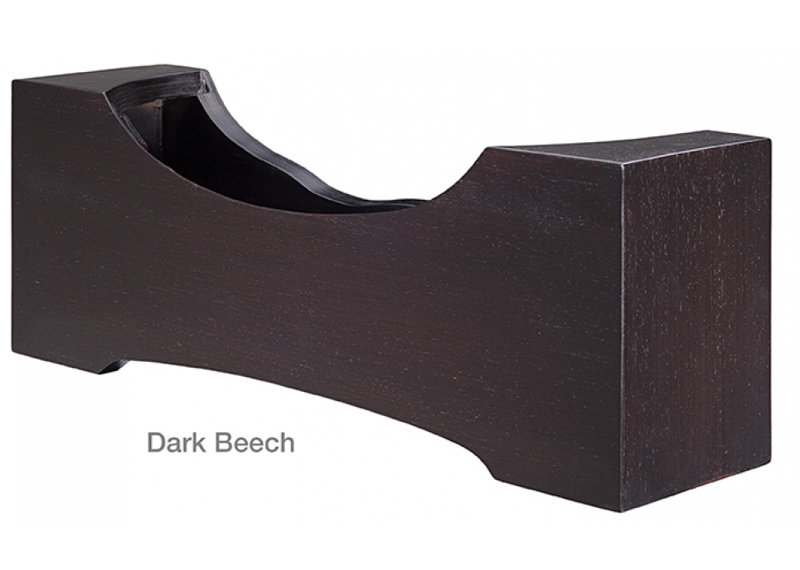 Regal 61'' L Soaking Bathtub, White Interior with Custom Color Exterior, Dark Beech
