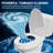 21" Extra Tall Toilet for Seniors, Elongated High Toilet 1.28 GPF Tornado Single Flush, MAP 1000g