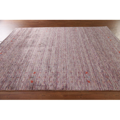 Tapis indien rayé Gabbeh 8 x 10