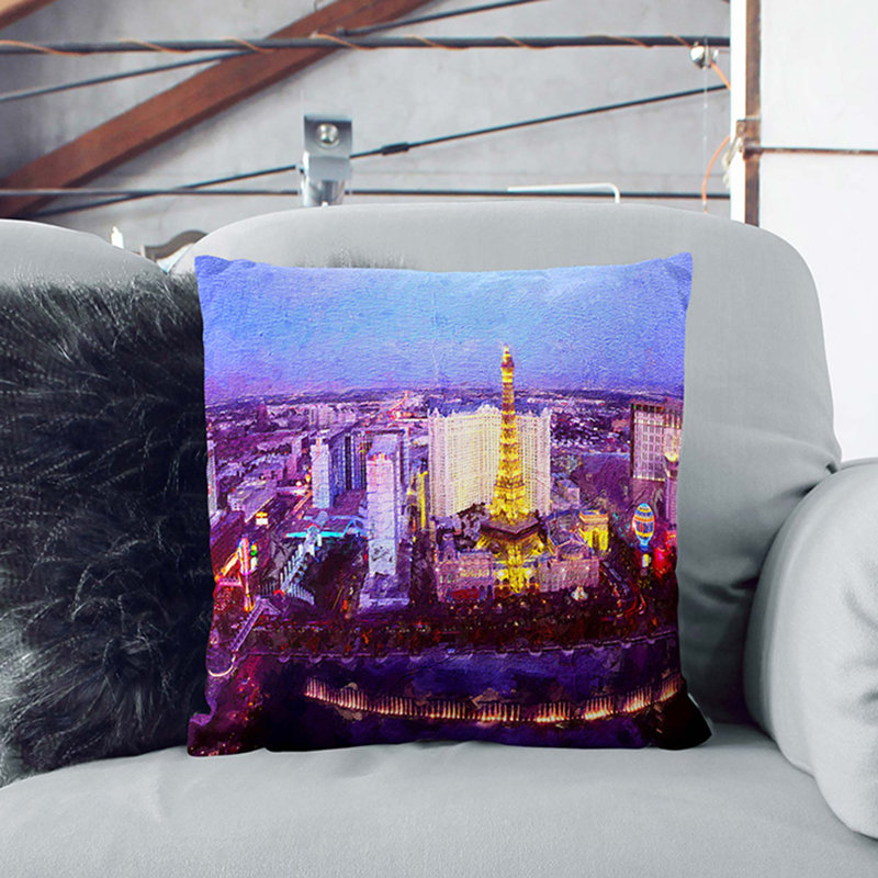 Square Throw Cushion, 40cm H x 40cm W x 15cm D