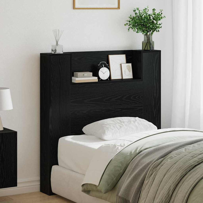 Headboard, Twin, Black Oak