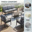 3 Piece Complete Patio Set