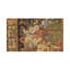 Hand-Knotted High-Quality Green and Brown Runner