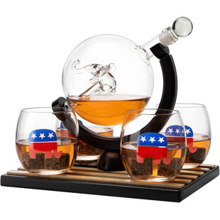 Glass 5 - Piece Wine Decanter Set