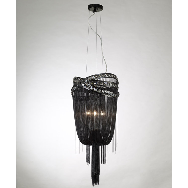 Jorge 4 - Light Dimmable Tiered Chandelier
