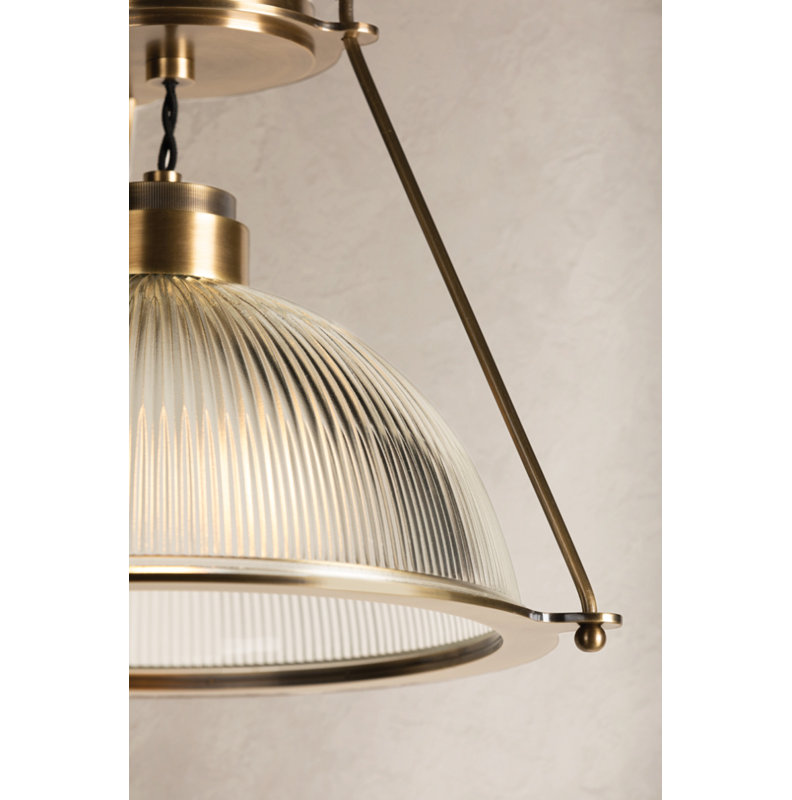 1 - Light Semi Flush Mount, 13" H x 17.75" W x 17.75" D