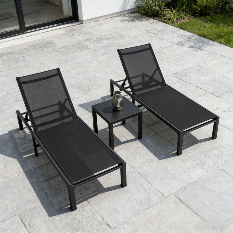Chaise longue d'extérieur