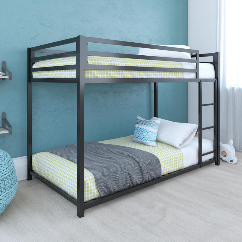 Eastfield Kids Bunk Bed, Black, Twin Over Twin
