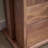 Walnut Coat Rack with Large Drawer