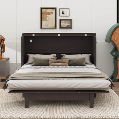 A Murphy Bed Crafted From Solid Pine