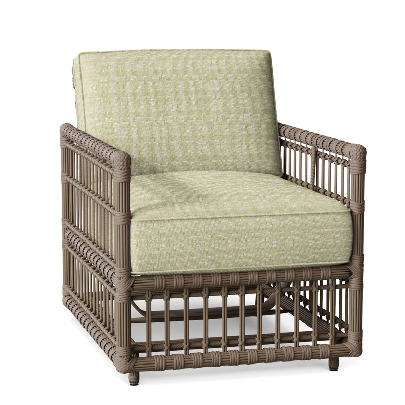 Newport Woven Spring Lounge - Burlap, Welt, Linen Navy, Newport #66 Burlap