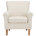 Beige Linen Blend Damask
