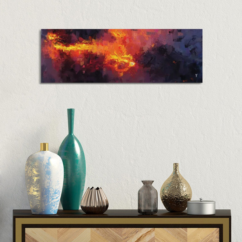 Hephaestus' Breath by Van Credi - Wrapped Canvas Panoramic Print, 30.48 cm H x 91.44 cm W x 1.91 cm D