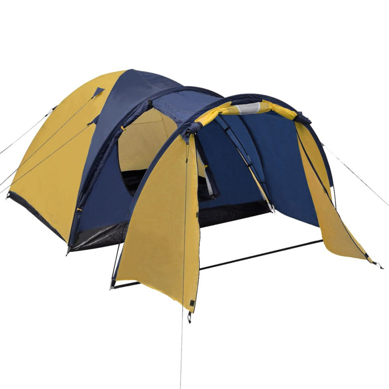 4 Person Tent, Yellow