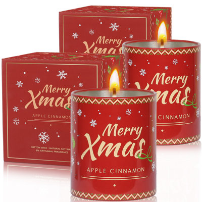 Bougie parfumée de Noël
