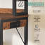  Kitchen Storage Rack With Power Outlet, 2 AC Outlets 2 USB Ports, Baker's Rack With 2 Drawers And 4 Hooks, Microwave Shelf-201999320