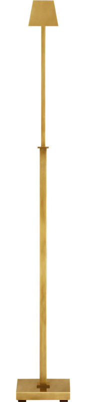 Adley Adjustable Pharmacy Floor Lamp, Hand-Rubbed Antique Brass