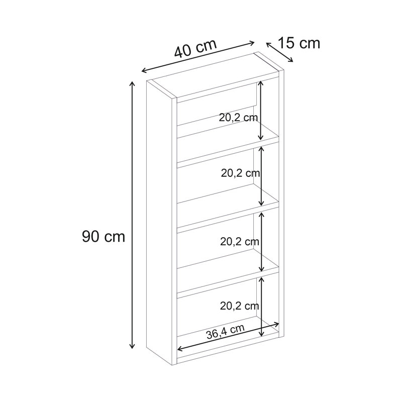 Rafina Wall Mounted Bathroom Cabinet, 4 Shelves, Travertine