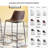Ashtin Upholstered Counter Stool with Metal Frame-1322257940-1322257943