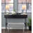 Emery 43.5'' Glass Top Console Table-1527121450