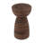 Bagshawe 13 in. W Round Wood and Abaca Rope Side Table