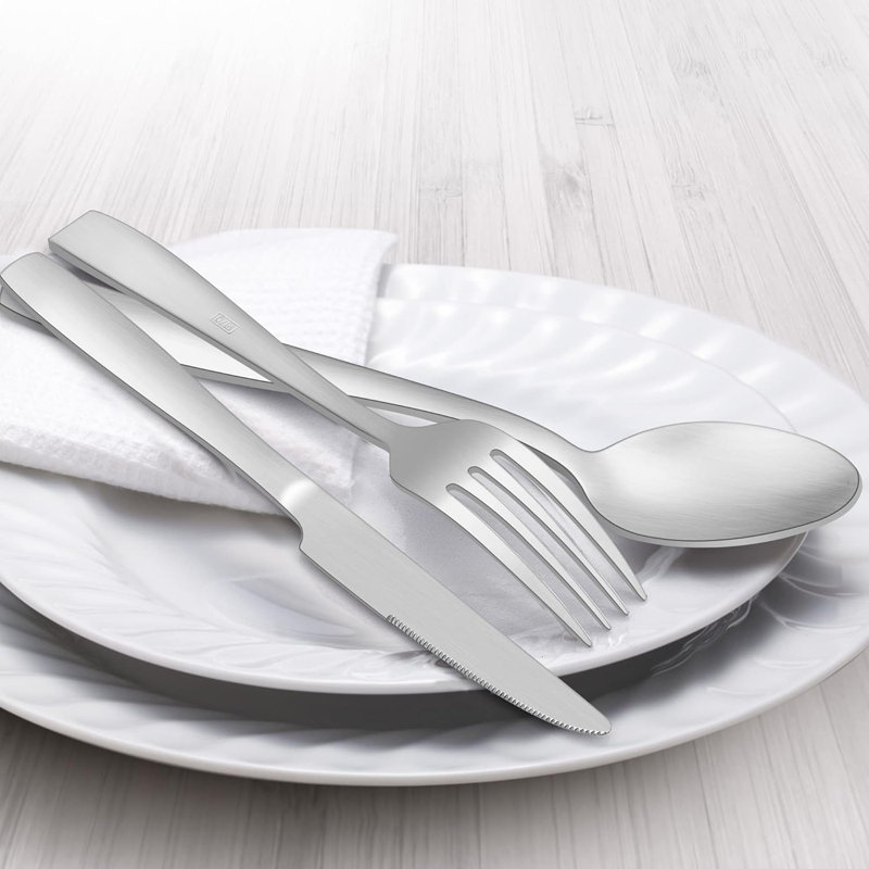 Latitude Run® Eikka Stainless Steel Flatware Set - Service for 8