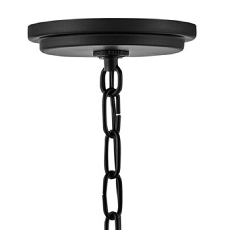 Huntersfield 3 -Bulb 17.75" H Outdoor Hanging Lantern, Black