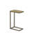 Modern Brown 10" Wide x 25.3" High Side Table with Space-Saving Sliding C-Shape Base-351710574-351710572