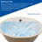 Myhomekeepers 16'' Ceramic Circular Bathroom Sink