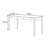 Simple Walnut Rectangular Solid Wood Office Sets