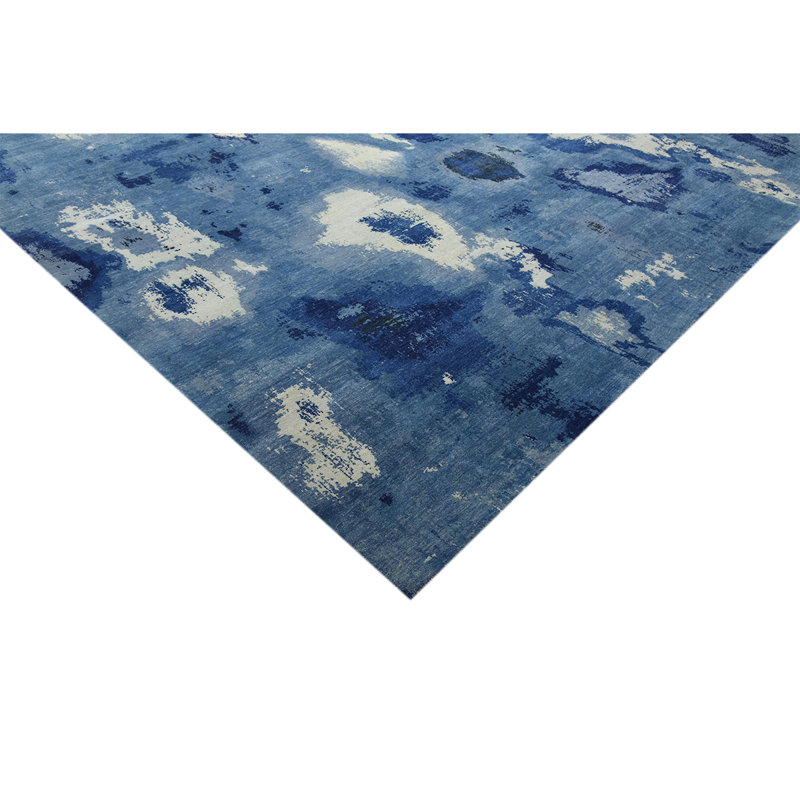 Oriental Hand Knotted Area Rug, Rectangle 10' x 14'