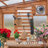 Backyard Discovery Willow 9' x 6' Cedar Wood and Polycarbonate Walk-In Outdoor Greenhouse Kit with PowerPort