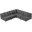 Canapé modulaire en velours 99 po-82749481