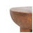 Outdoor Patio Three-Legged Wood-Grain Round Side Table, Brown